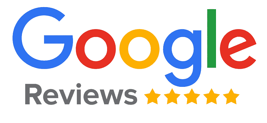 Google 5-star reviews badge