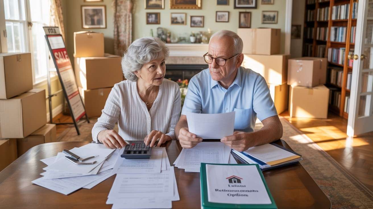 Senior couple planning next move after selling home