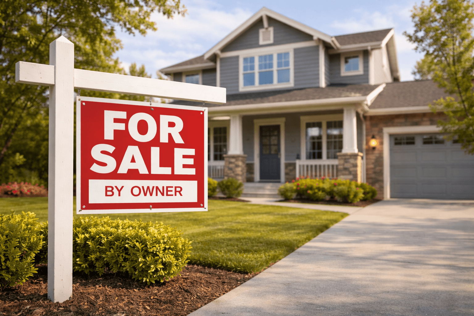 Signed paperwork and house keys on closing table 1